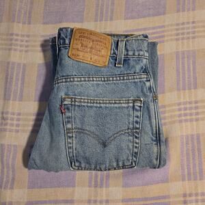 Levis Vintage 90s 517 Fit 30x33 Tag 31x34 Faded USA Made Bootcut Distressed 4891